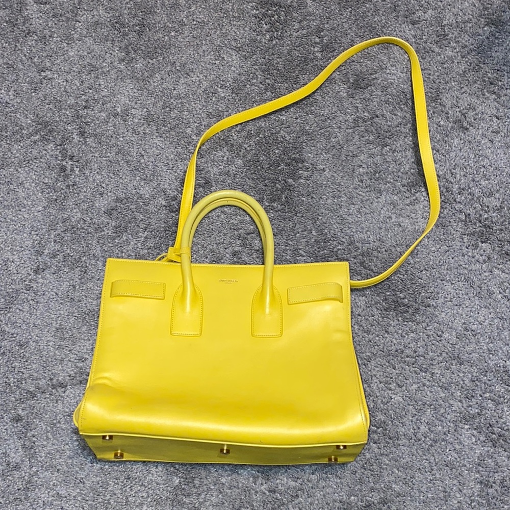 Saint Laurent yellow bag